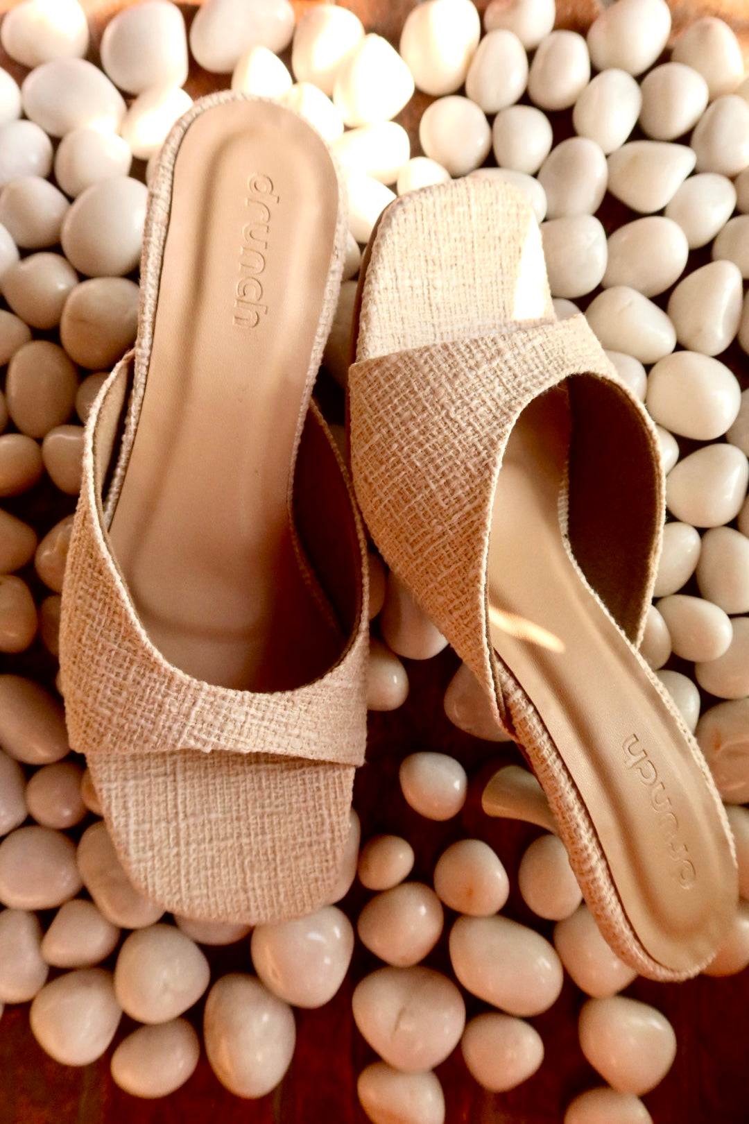 Nusa Heeled Sandals (Chalk)