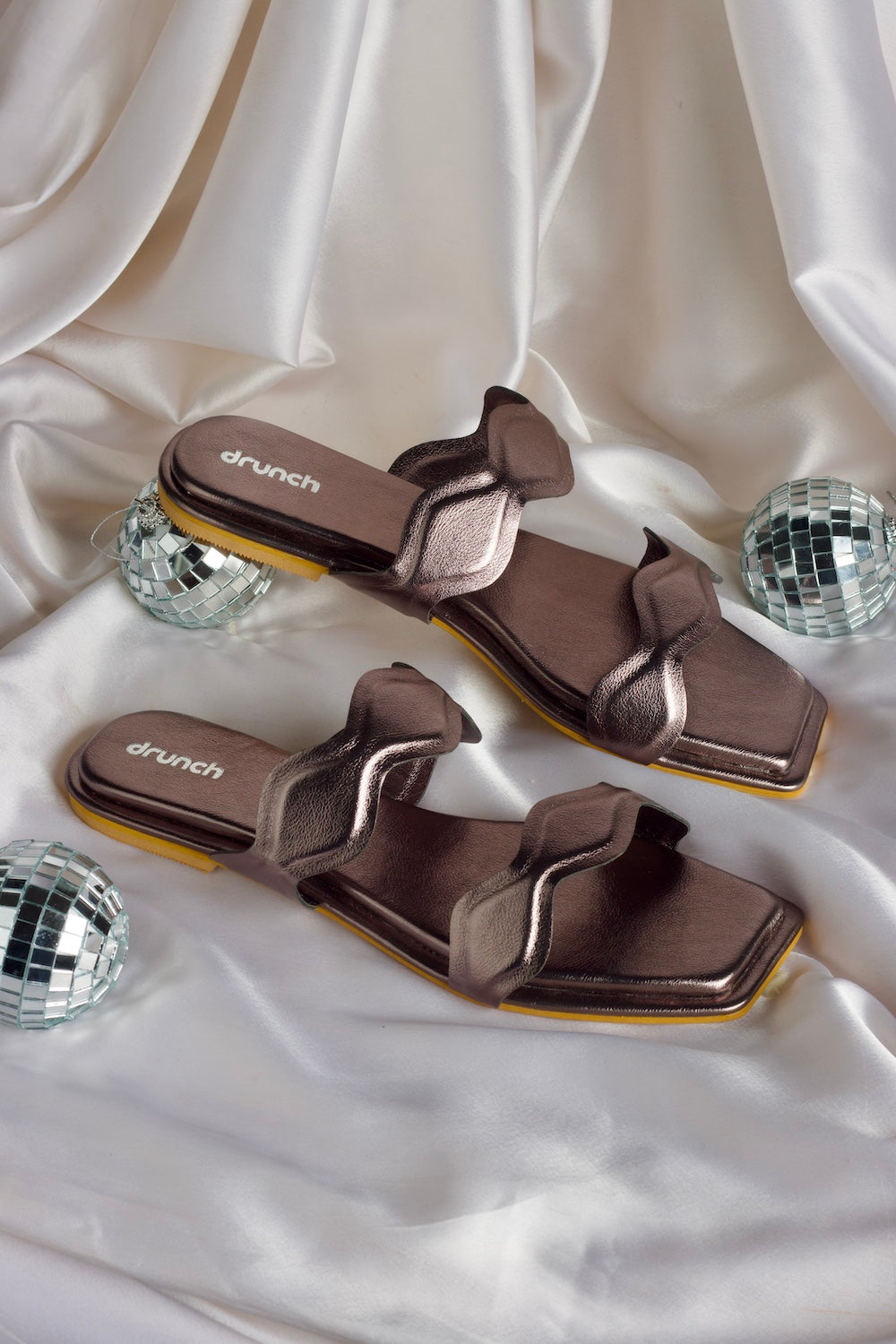 Bellini Flats - Metallic Gunmetal