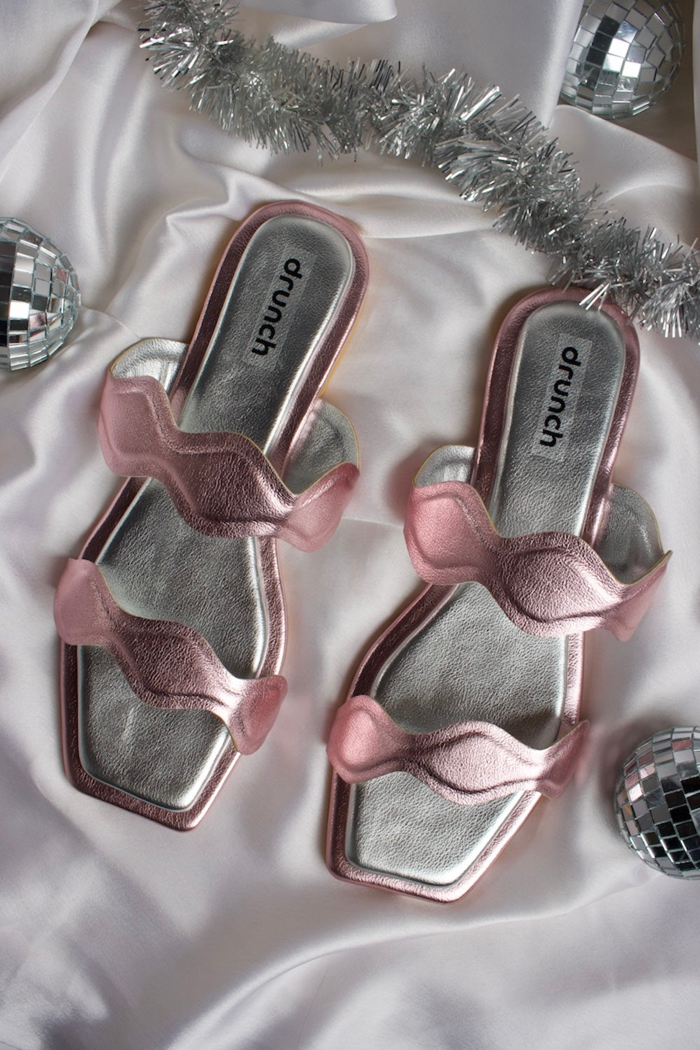 Bellini Flats - Metallic Pink