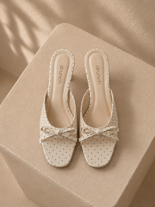 Amalfi Polka Heels