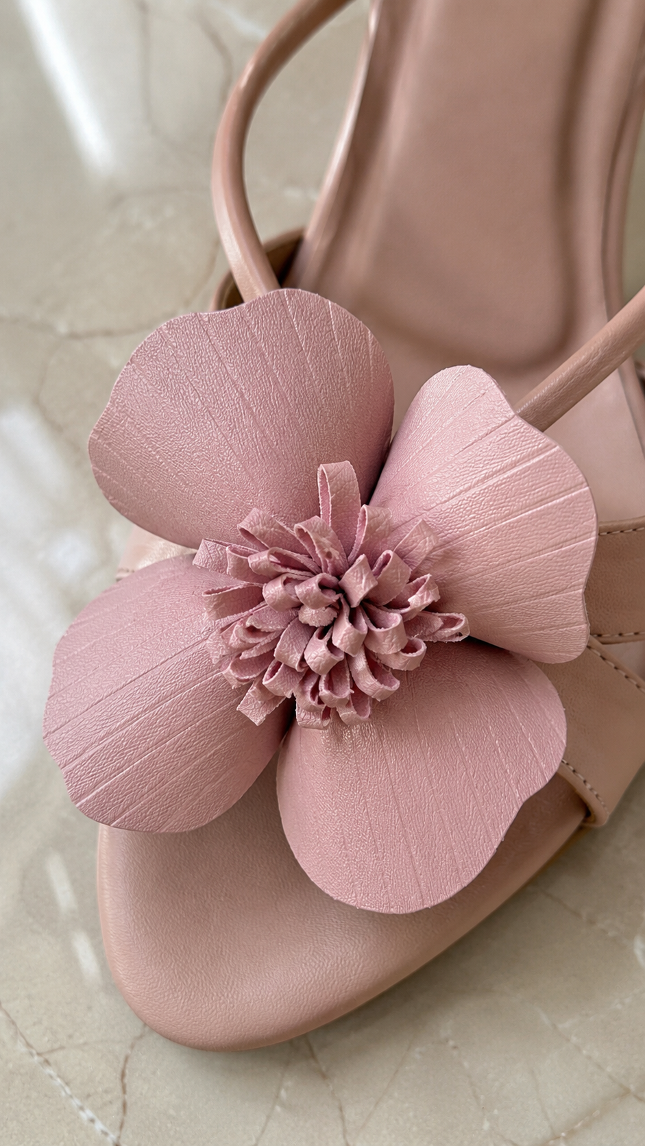 Pink Bloom Heels