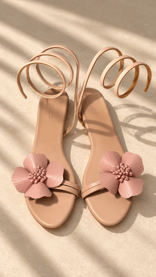 Bloom Spiral Flats - Pink