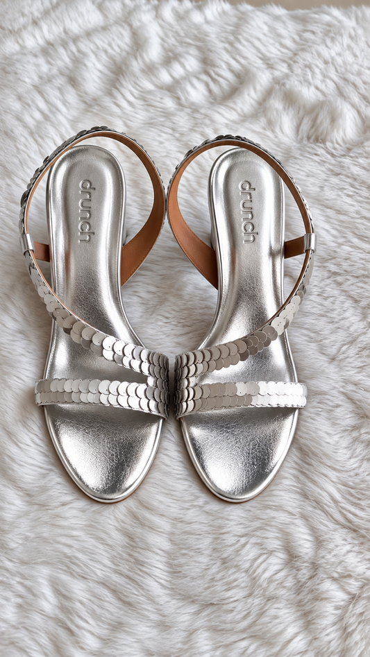 Siena Heels – Silver