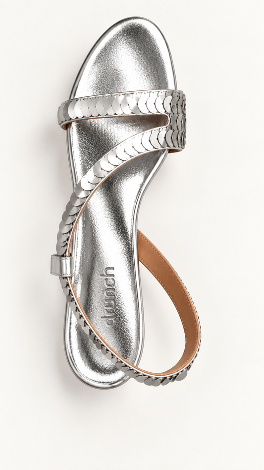 Siena Heels – Silver