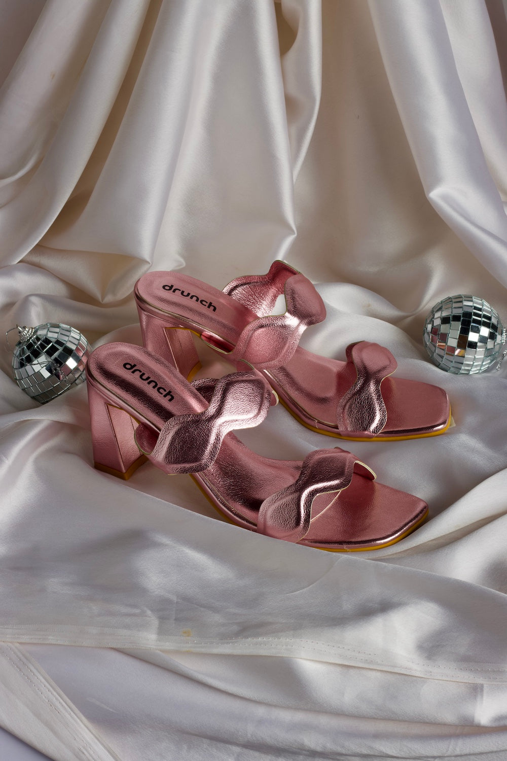 Bellini Heels - Metallic Pink