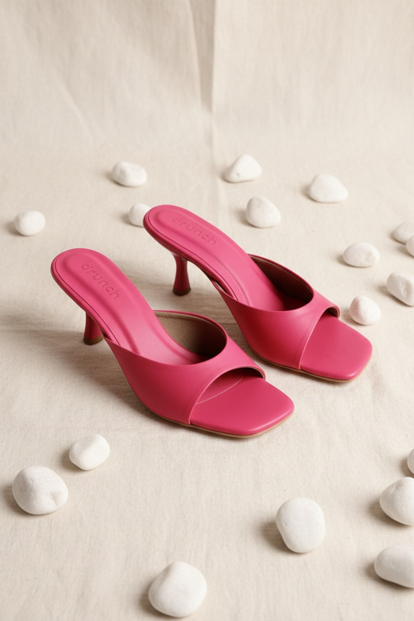 Nusa Fuchsia Heeled Sandals