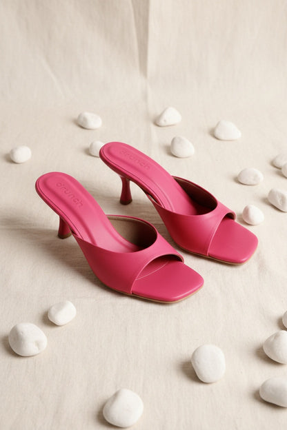 Nusa Fuchsia Heeled Sandals