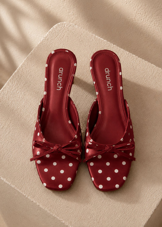 Amalfi Polka Heels