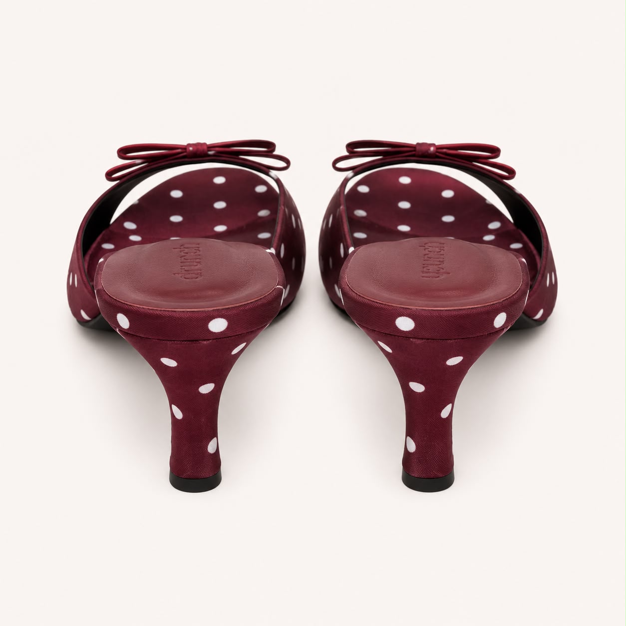 Amalfi Polka Heels - Red