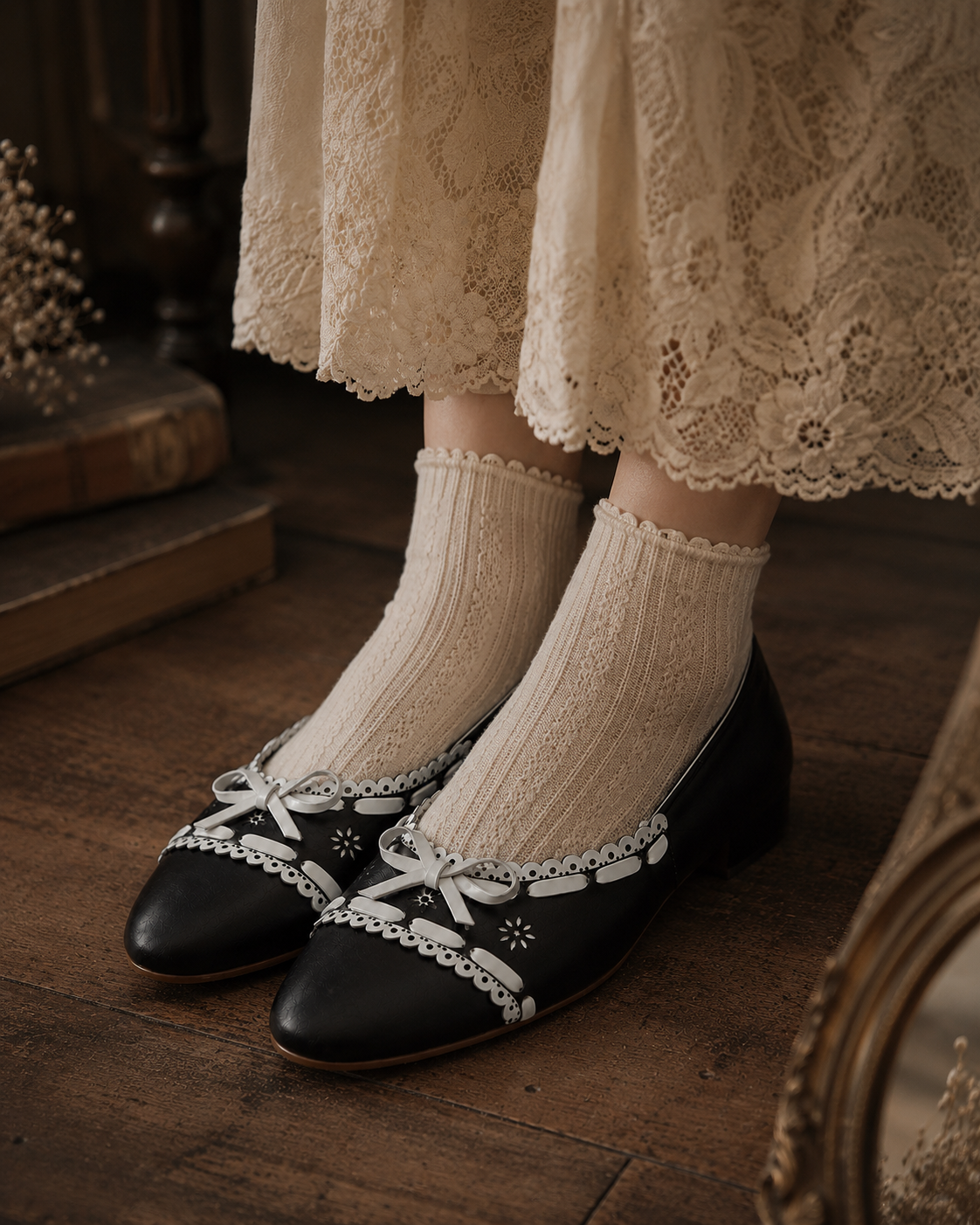 Juliette Ballet Flats  - Black
