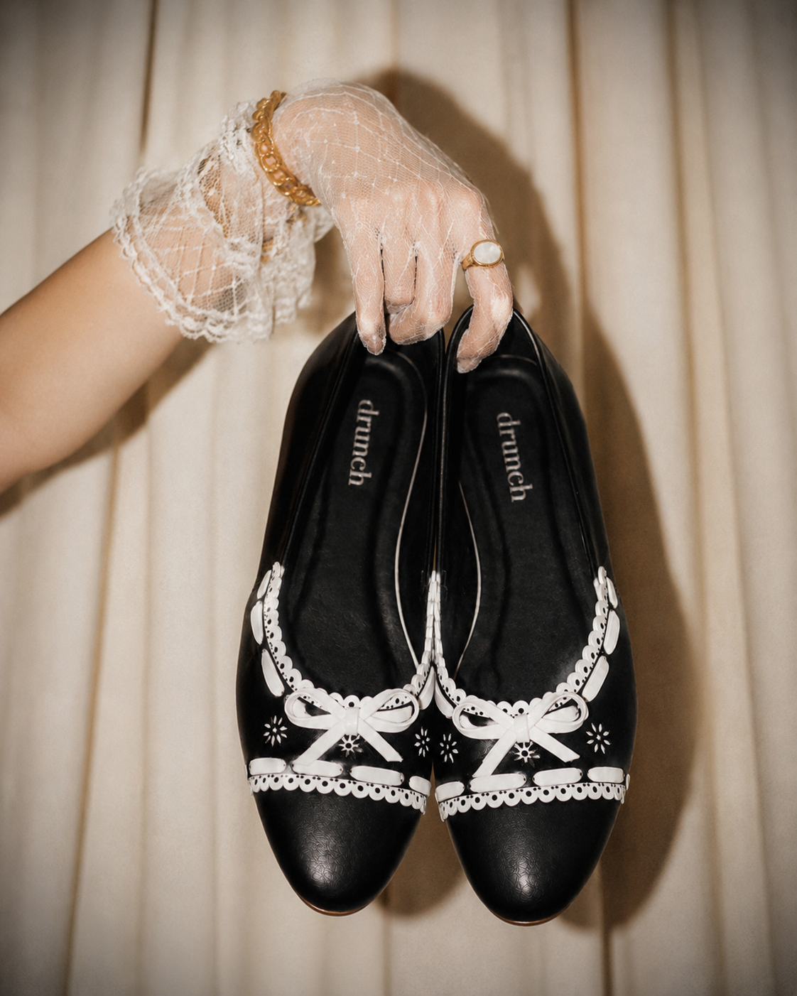 Juliette Ballet Flats  - Black