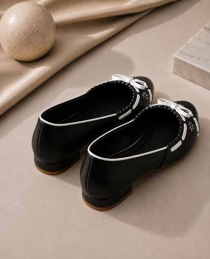 Juliette Ballet Flats  - Black