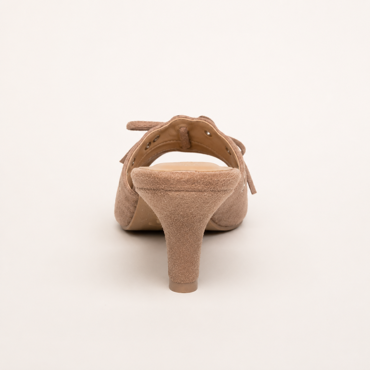 Eclipse Suede Heels - Beige