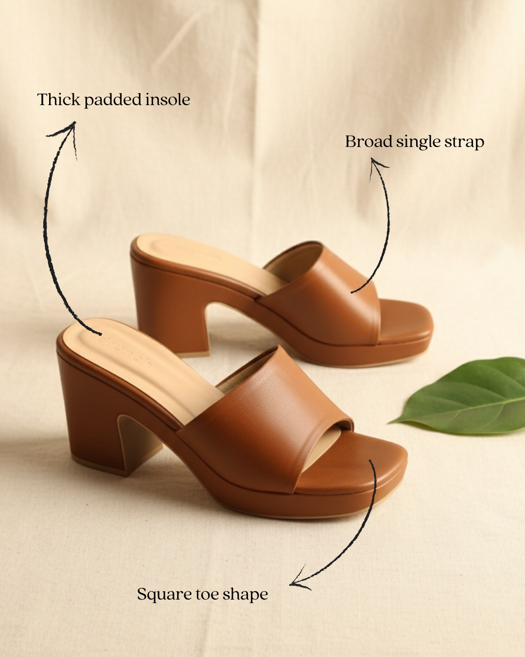 Sava Wedges Tan - Styled Flat Lay | drunch
