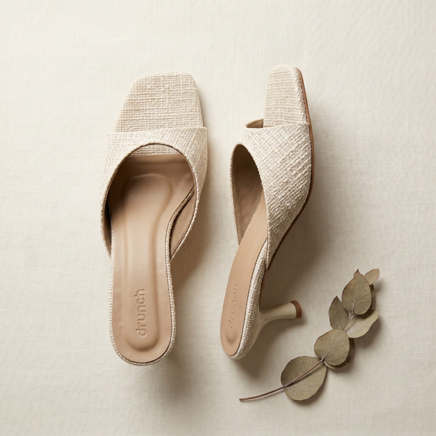 Nusa Heeled Sandals (Chalk)